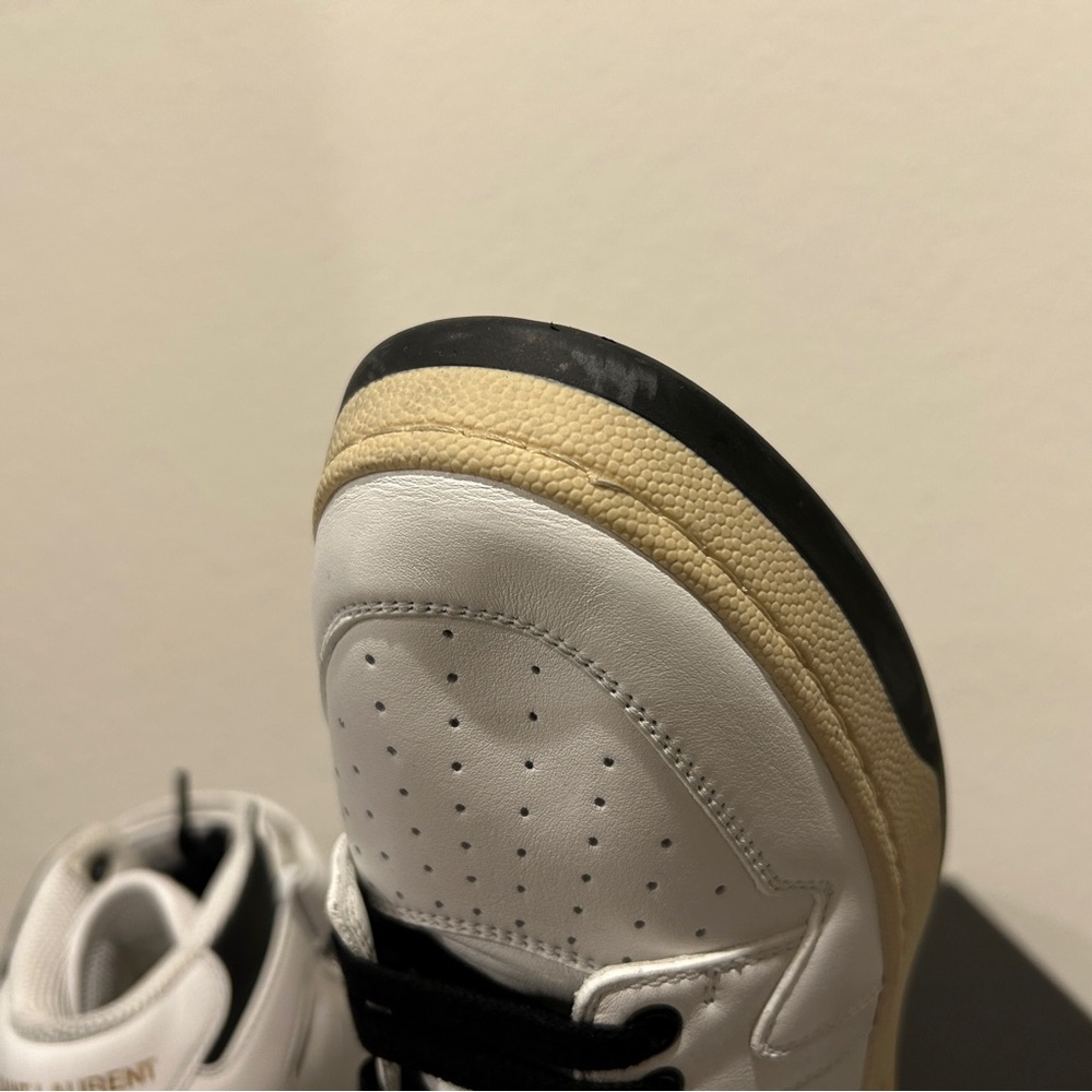 Saint Laurent LAX Mid Top leather sneakers, Size 38, New in Box - Picture 11 of 15